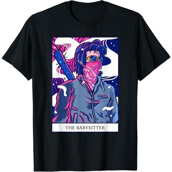 Stranger Things Steve Harrington The Babysitter Tarot Card T-Shirt - Picture 1 of 4